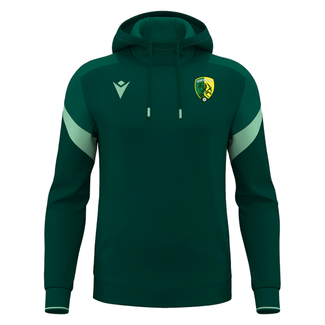 Sesku Miners FC Macron Alchemist hoody, bottle green and mint