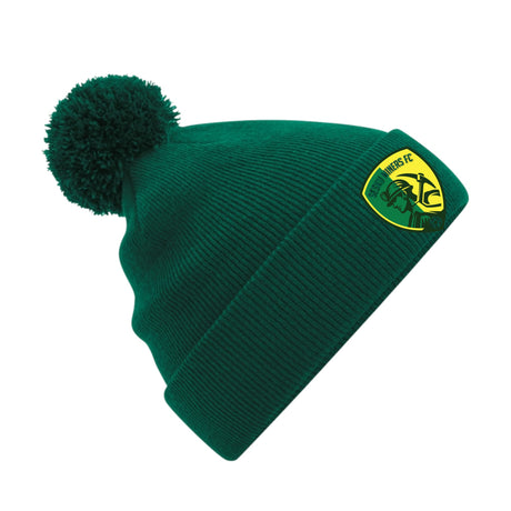 Sesku Miners FC junior bobble hat, bottle green