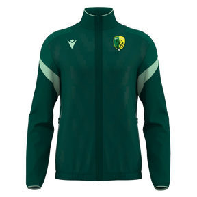 Sesku Miners FC Macron Odin full zip top, bottle green and mint