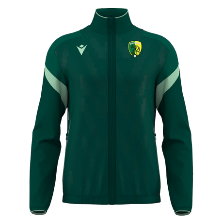 Sesku Miners FC Macron Odin full zip top, bottle green and mint