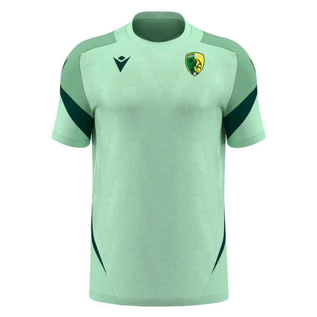 Sesku Miners FC Macron Totem shirt, mint and bottle green