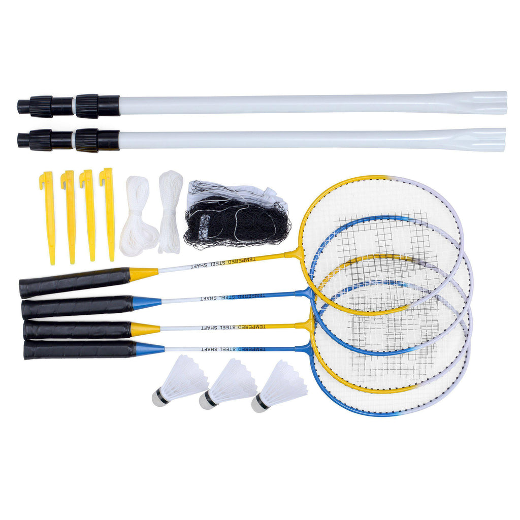Baseline 4 Player Pro Badminton Set - Badminton, Badminton Sets, Baseline - KitRoom