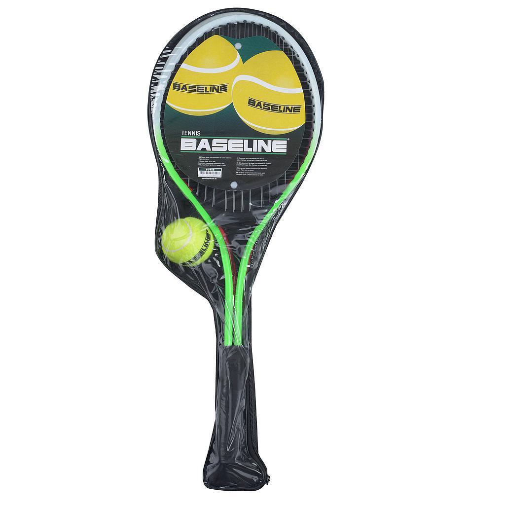 Baseline Junior 2 Player Tennis Rackets Set - Baseline, Tennis, Tennis Sets - KitRoom