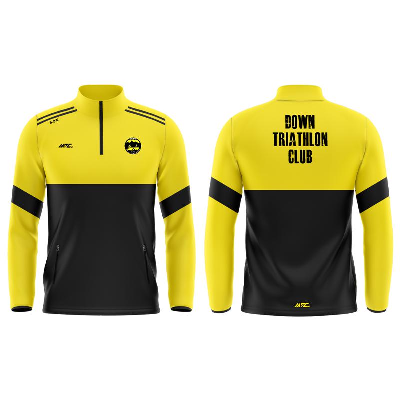 Down Triathlon Club Half Zip - Adult