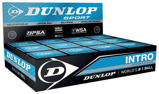 Dunlop Intro Squash Balls (1 Ball Box of 12) - Dunlop, Squash - KitRoom