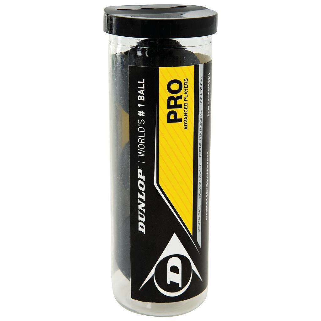 Dunlop Pro Squash Balls (3 Ball Tube) - Dunlop, Squash - KitRoom