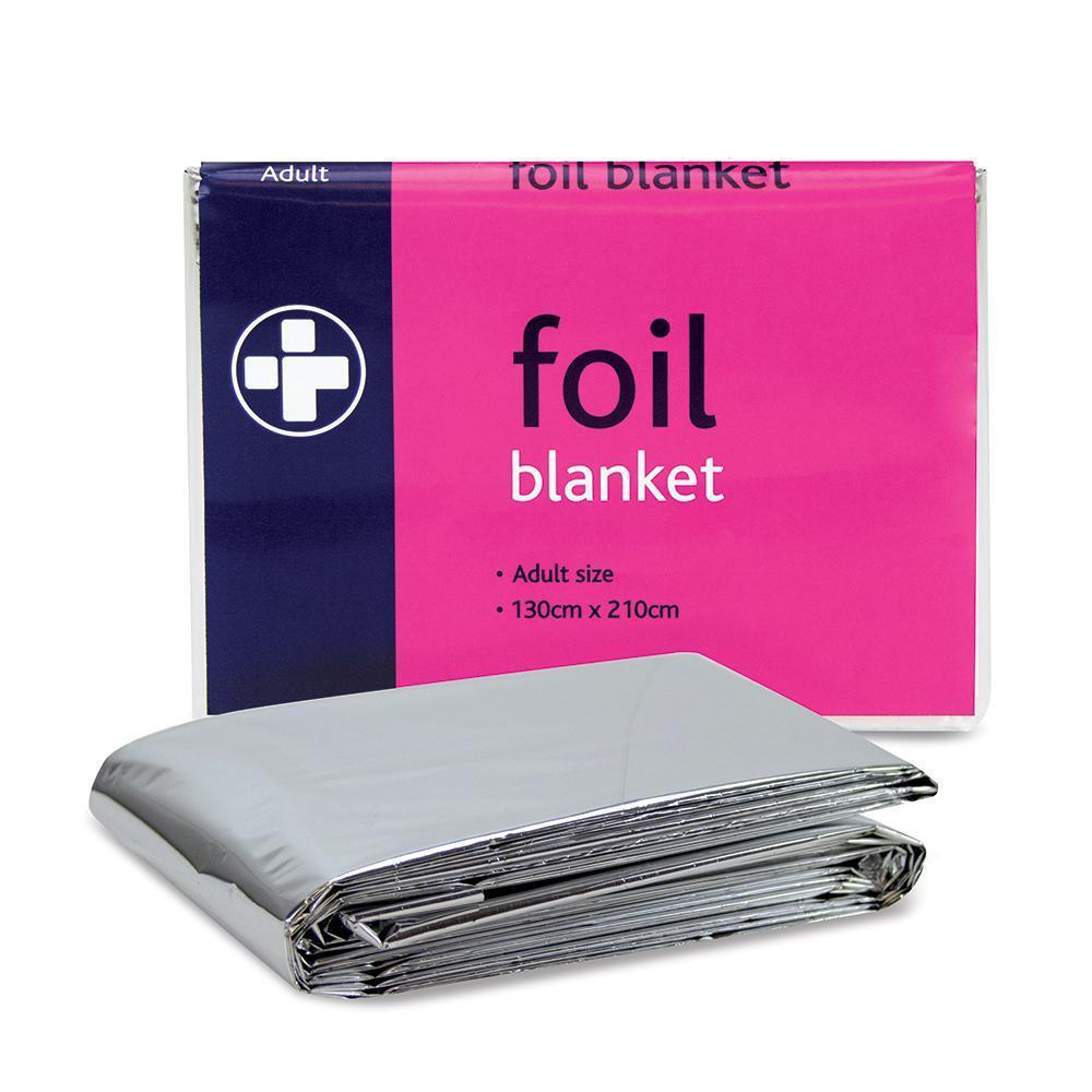 Emergency Foil Blanket 130 x 210cm (Pack of 6) - Hot & Cold, Koolpak, Medical - KitRoom
