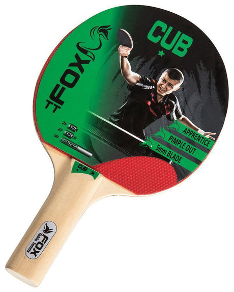 Fox TT Cub 1 Star Table Tennis Bat - Fox TT, Table Tennis - KitRoom