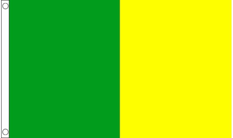 Green/Gold Irish County Flag