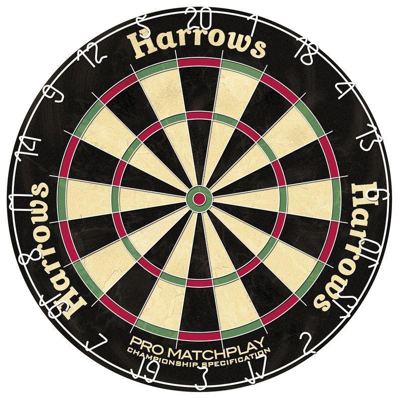 Harrows Matchplay Bristle Dartboard - Dartboards, Darts, Harrows - KitRoom