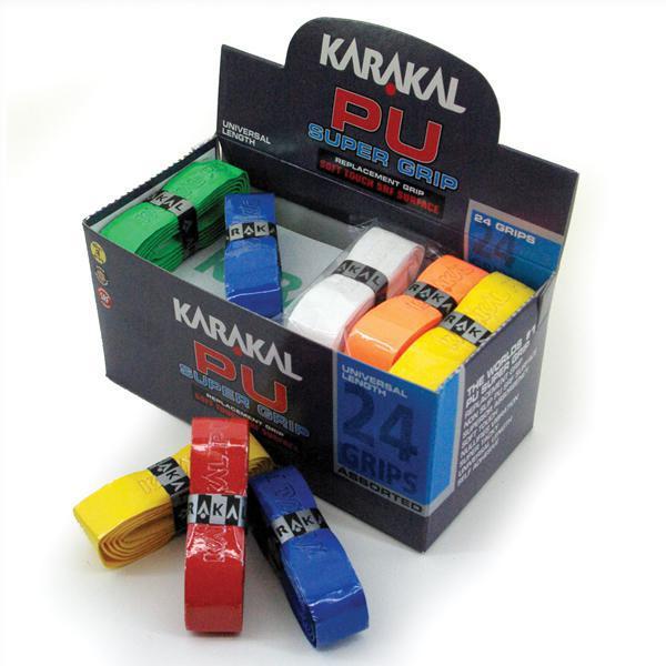 Karakal Coloured PU Super Grip (Box of 24) - Karakal, Racket Grips - KitRoom