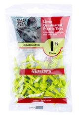 Masters Plastic Graduated Golf Tees - Golf, Golf Tees, Masters - KitRoom