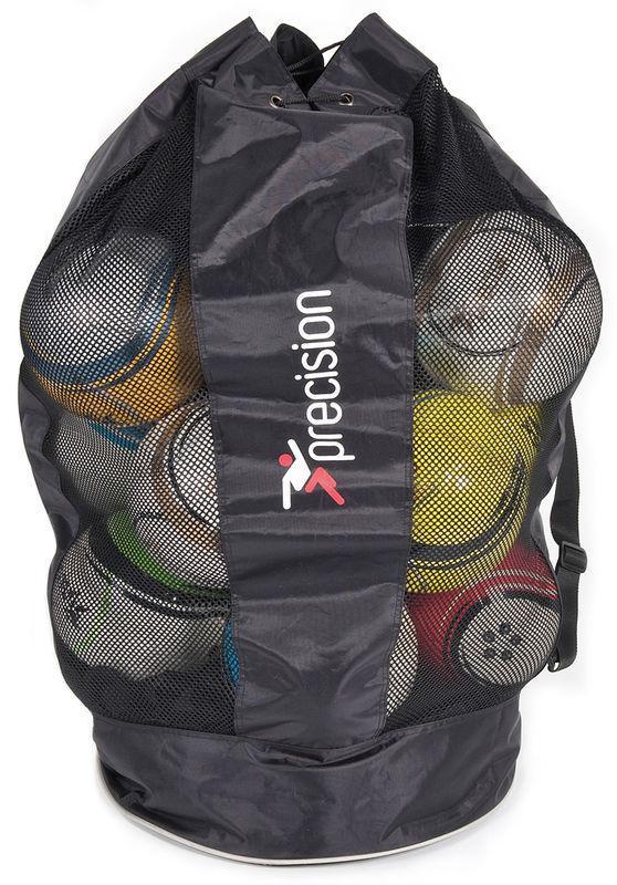 Precision 20 Ball "Jumbo" Sack (Black/Silver) - Football, Football Ball Sack, Precision - KitRoom