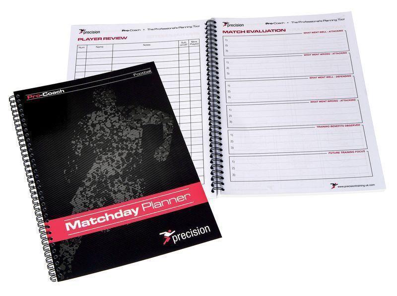 Precision A4 Football Match Day Planner - Football, Football Coaching, Precision - KitRoom