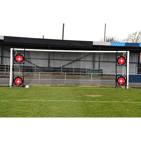 Precision Dual Top Bins Corner Targets Set (24' x 8') - Football, Football Goals, new, Urban Fitness - KitRoom