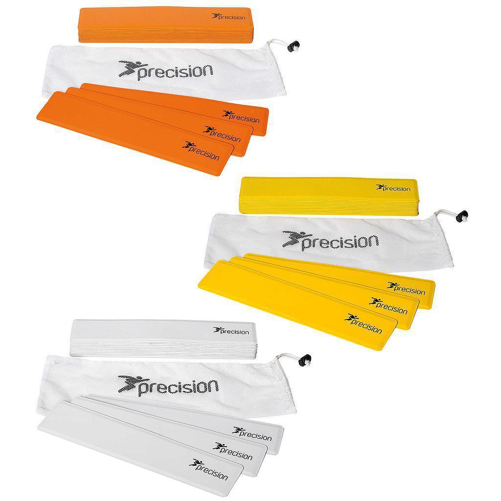 Precision Rectangular Rubber Markers (Set of 15) - Precision, Training Equipment, Training Markers - KitRoom
