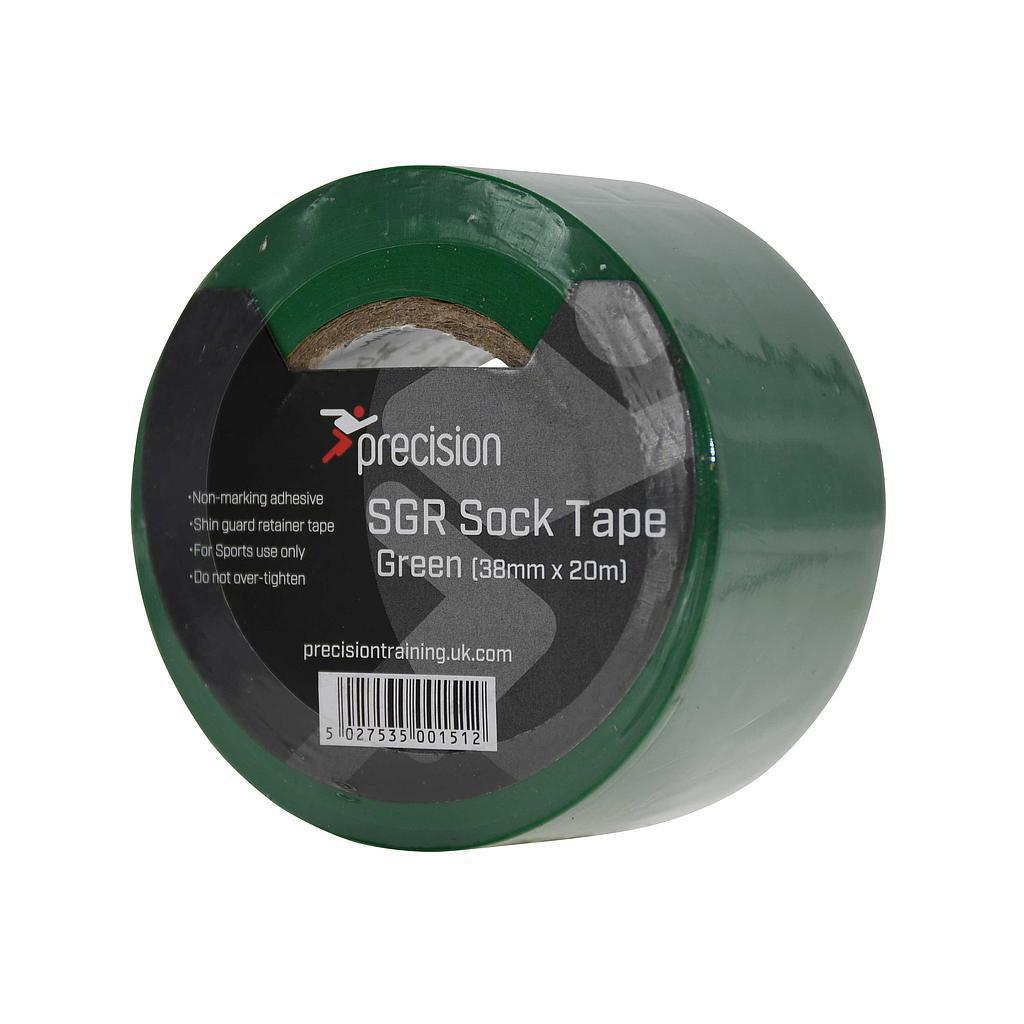 Precision SGR Sock Tape 38mm (Pack of 5) - Football, Football Accessories, Precision - KitRoom