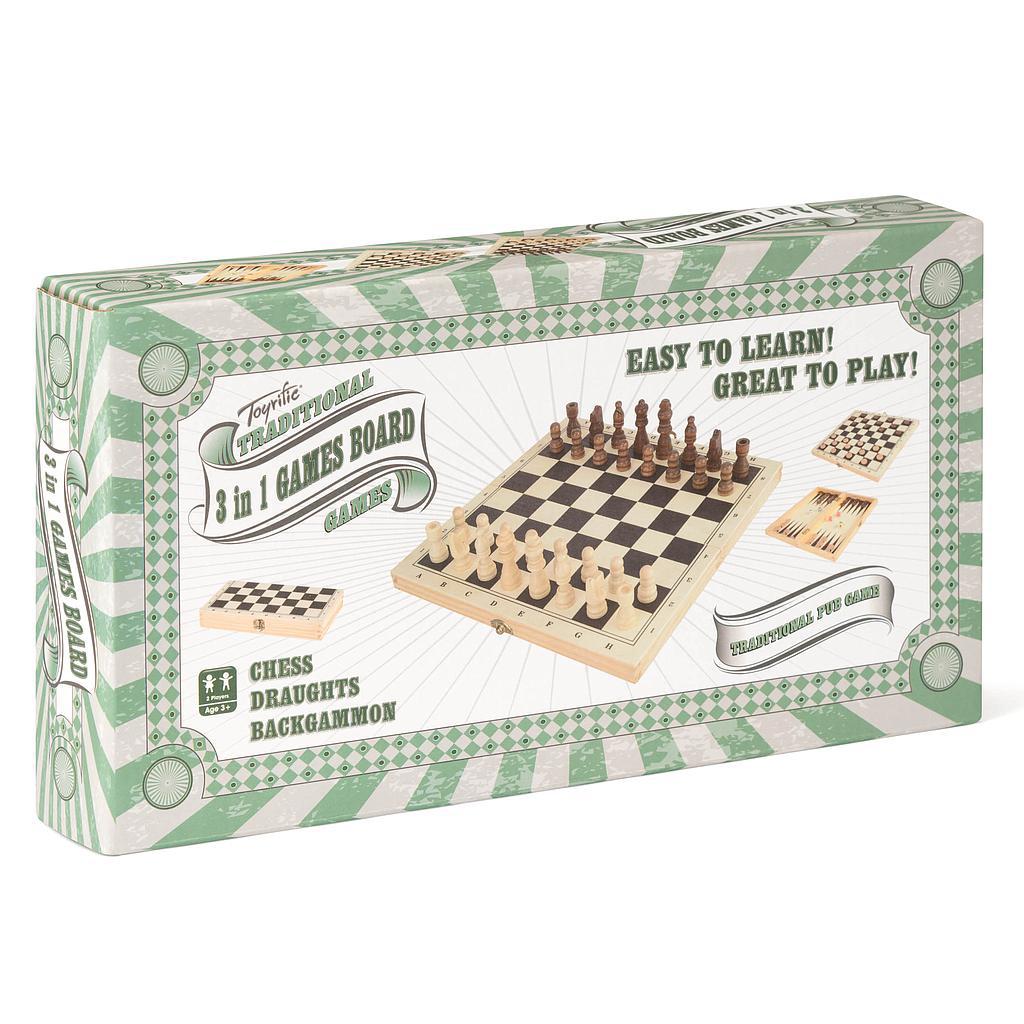 Toyrific 3 In 1 Board Games - Toyrific, Toys & Games - KitRoom