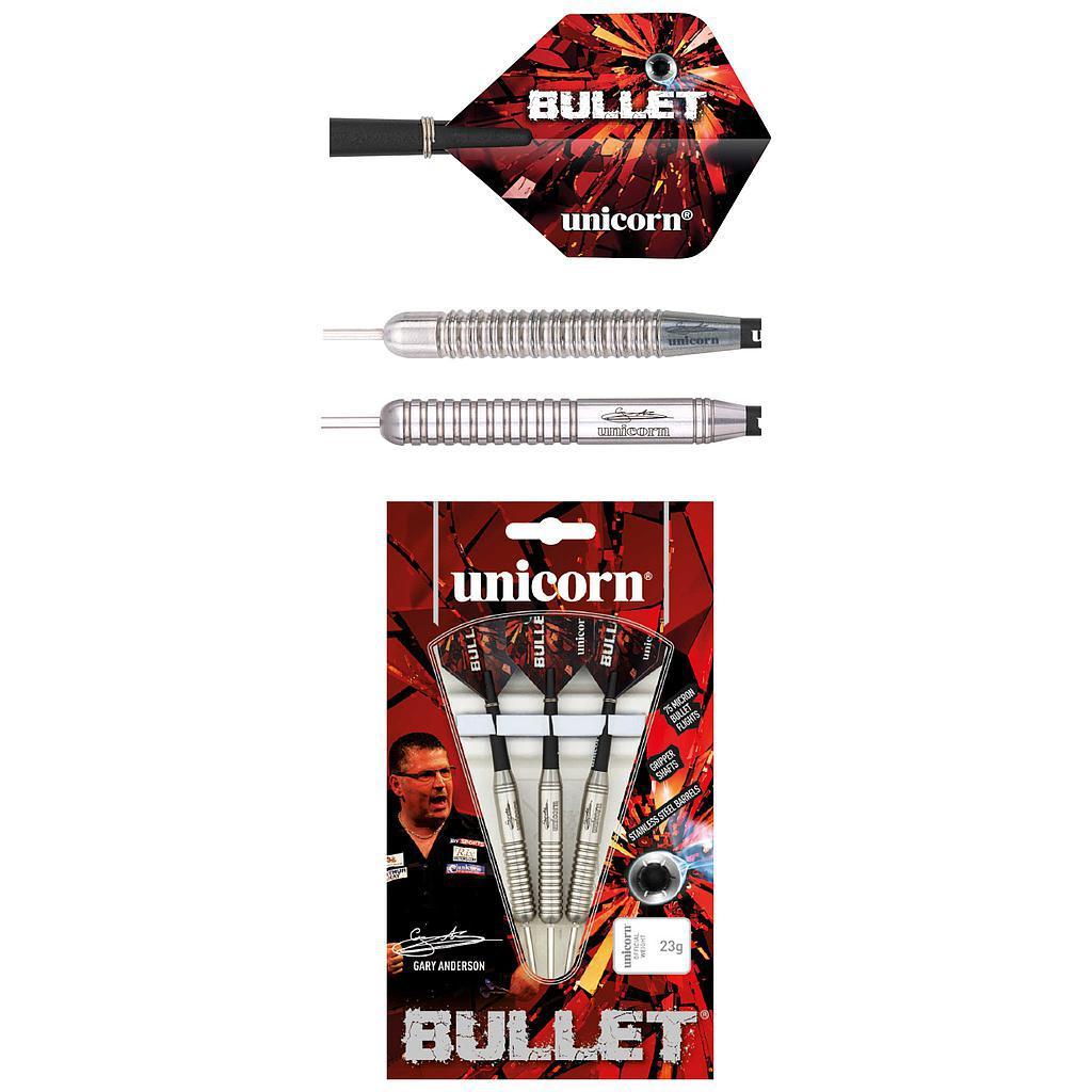 Unicorn Gary Anderson Bullet Stainless Steel Darts - Arrows, Darts, Unicorn - KitRoom