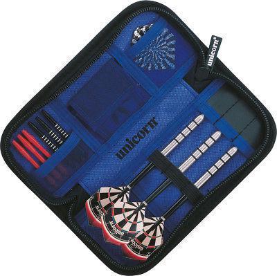 Unicorn Midi Wallet - Black/Silver - Interior Blue - Dart Cases, Darts, Unicorn - KitRoom