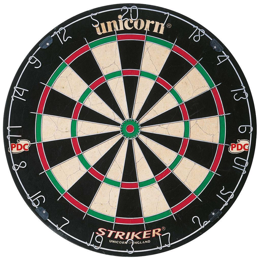 Unicorn Striker Bristle Dartboard - PDC Endorsed - Dartboards, Darts, Unicorn - KitRoom