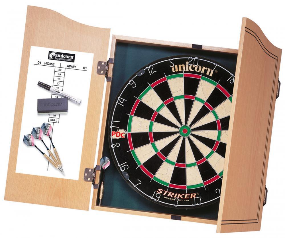 Unicorn Striker Home Dart Center inc 2 Sets of Darts - Dartboards, Darts, Unicorn - KitRoom