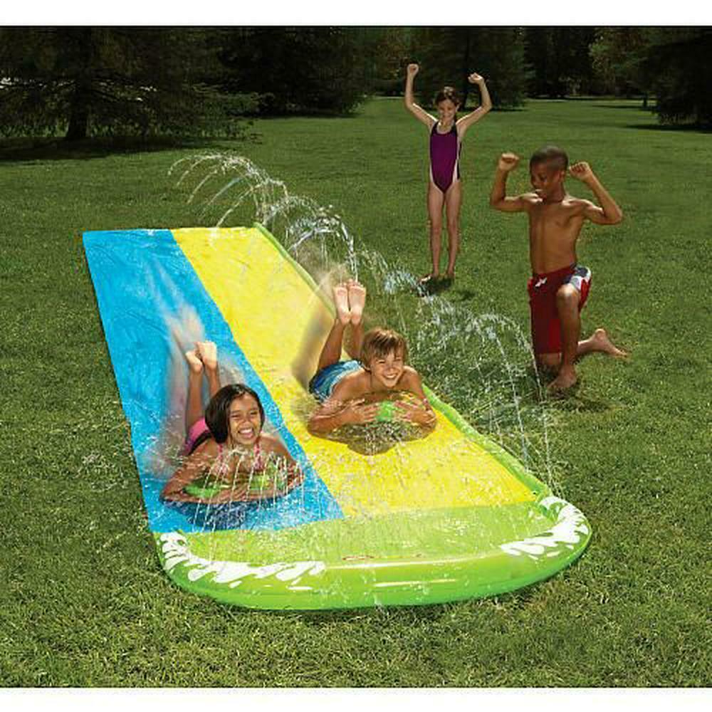 Wham-o 16ft Slip N Slide Double Wave Rider Water Slide - Toys & Games, Wham-O - KitRoom