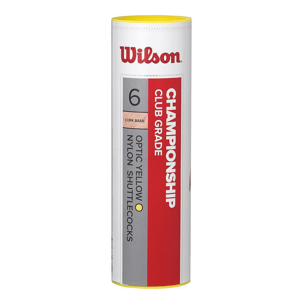 Wilson Championship Shuttle (Tube of 6) - Badminton, Shuttlecocks, Wilson - KitRoom