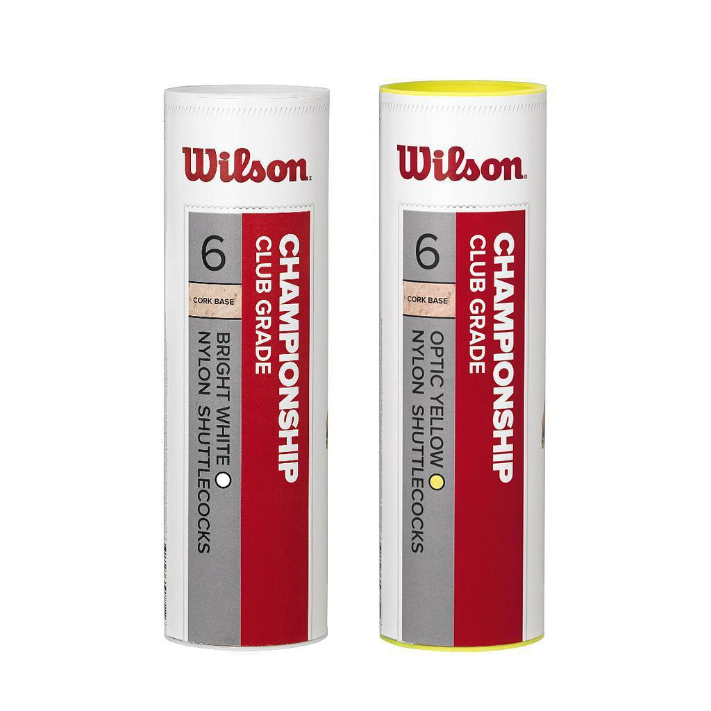 Wilson Championship Shuttle (Tube of 6) - Badminton, Shuttlecocks, Wilson - KitRoom