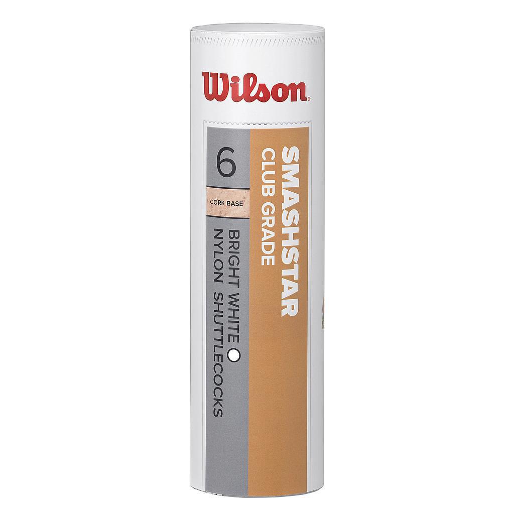Wilson Smashstar Shuttle (Tube of 6) - Badminton, Shuttlecocks, Wilson - KitRoom