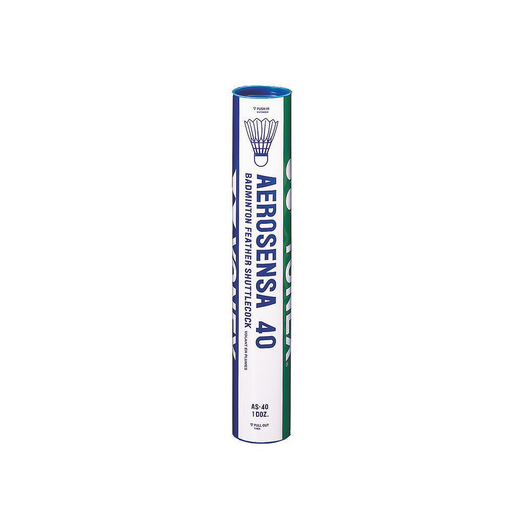 Yonex Aerosensa 40 Shuttles (Tube of 12) - Badminton, Shuttlecocks, Yonex - KitRoom