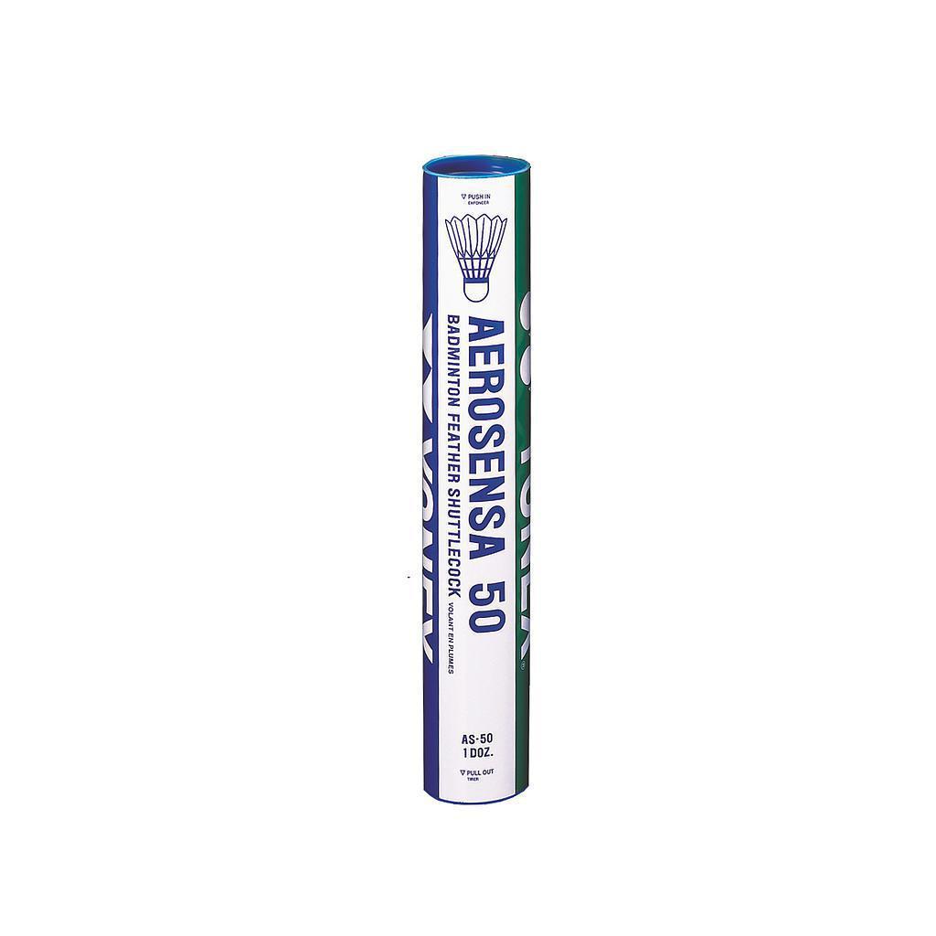 Yonex Aerosensa 50 Shuttles (Tube of 12) - Badminton, Shuttlecocks, Yonex - KitRoom