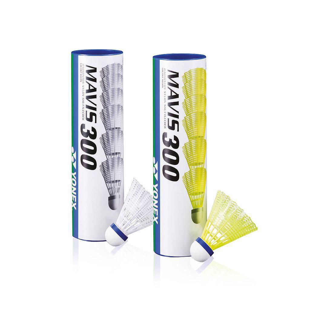 Yonex Mavis 300 Shuttles (Tube of 6) - Badminton, Shuttlecocks, Yonex - KitRoom