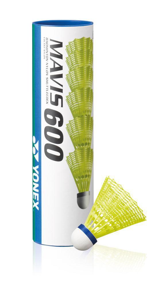 Yonex Mavis 600 Shuttles (Tube of 6) - Badminton, Shuttlecocks, Yonex - KitRoom