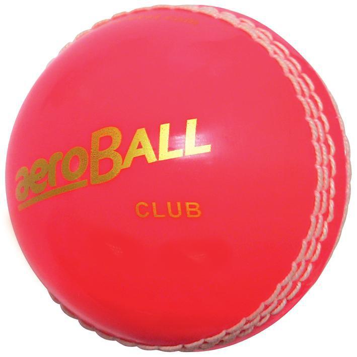 aero Club Cricket Balls Blister Packed Pink - aero, Cricket, Cricket Balls - KitRoom